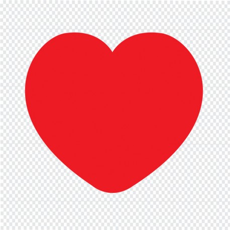 stickers coeur fille