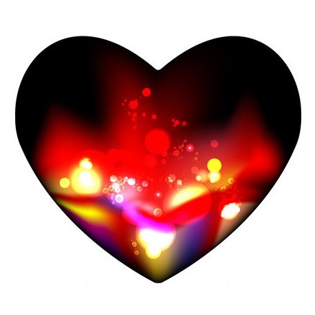 stickers coeur geant