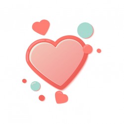 stickers coeur lumiere