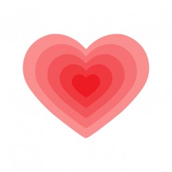 stickers coeur pas cher