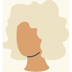 autocollant mural brosse a cheveux