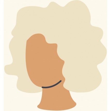 autocollant mural brosse a cheveux