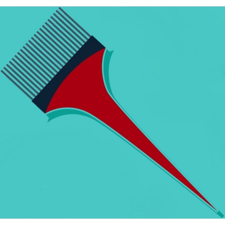 sticker brosse a cheveux