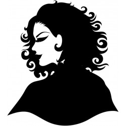 sticker femme decoration