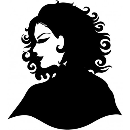 sticker femme decoration