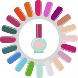 sticker lime a ongle