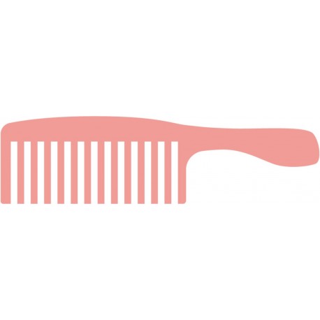 sticker peigne ciseaux coiffure