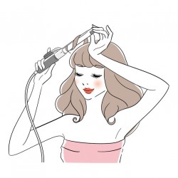 sticker seche cheveux