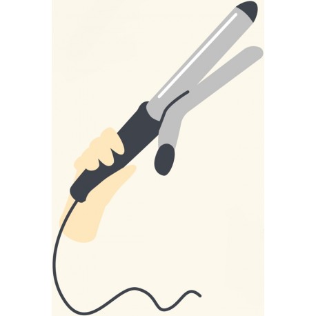 stickers femme coiffure