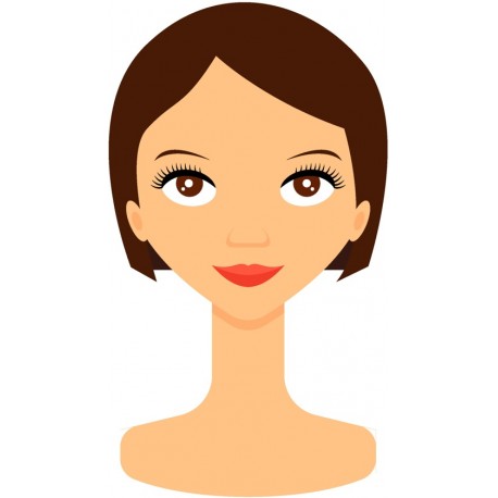 stickers muraux tete femme