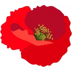 sticker coquelicot