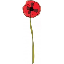 stickers coquelicots salon