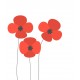 stickers muraux coquelicot tendance