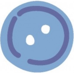 autocollant bouton de couture