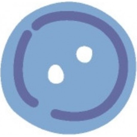 autocollant bouton de couture