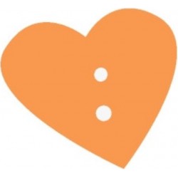 autocollant bouton de couture coeur