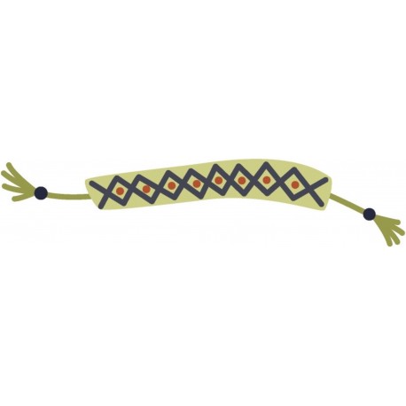 autocollants bobine de fil vert