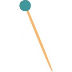 autocollants epingle bleu