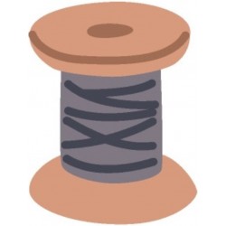 autocollants fil de couture