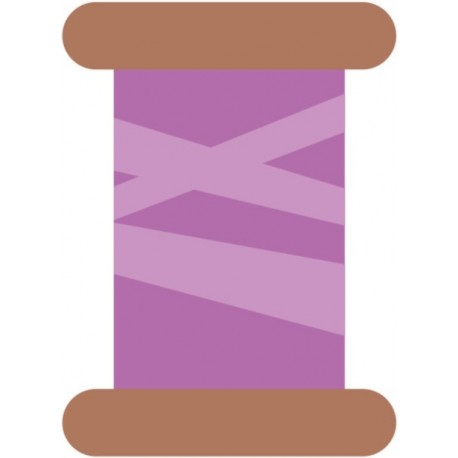 autocollants muraux bobine de fil bleu