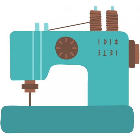 autocollants muraux epingle couture