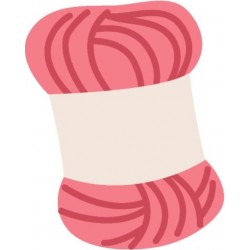 autocollants muraux panier de pelote de laine