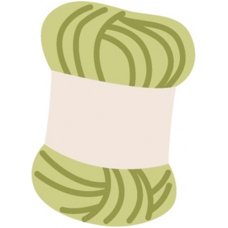 autocollants muraux pelote de laine rouge