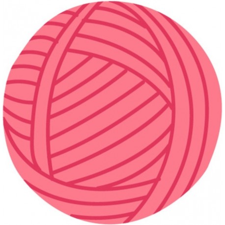 autocollants pelote de laine bleu