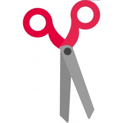 sticker ciseaux couture