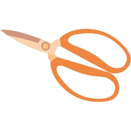 sticker ciseaux couture vert