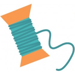 sticker fil couture rouge