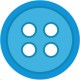 stickers bouton couture