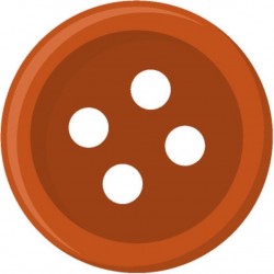 stickers bouton couture bleu