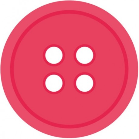 stickers bouton couture rose