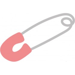 stickers muraux epingle a nourrice couture