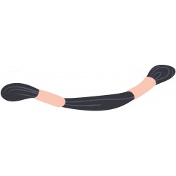 stickers muraux fil bleu