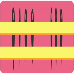 stickers muraux porte aiguille