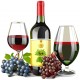 adhesif verre vin