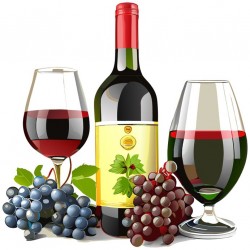 adhesif verre vin