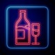 mural autocollant verre vin