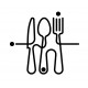 stickers muraux assiettes deco cuisine