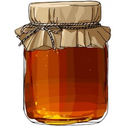stickers muraux pot de confiture