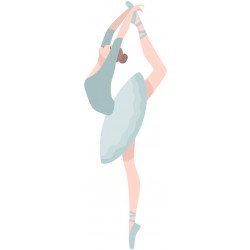 autocollant danseuse