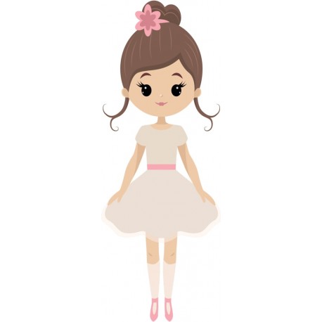 autocollant danseuse classique decoration