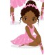 autocollant danseuse decoration