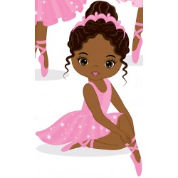 autocollant danseuse decoration