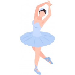 autocollant gym danse