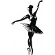 autocollant mural danse classique