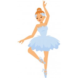 autocollant mural danseuse