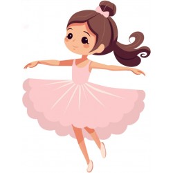 autocollant mural danseuse ballerine decoration